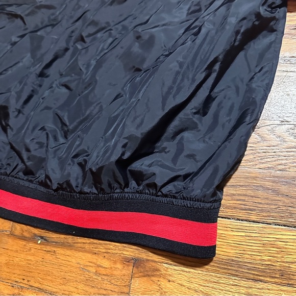 Vintage 90s/Y2K Rawlings Black Cheerleader Pullover Windbreaker Jacket Sporty - Picture 9 of 13